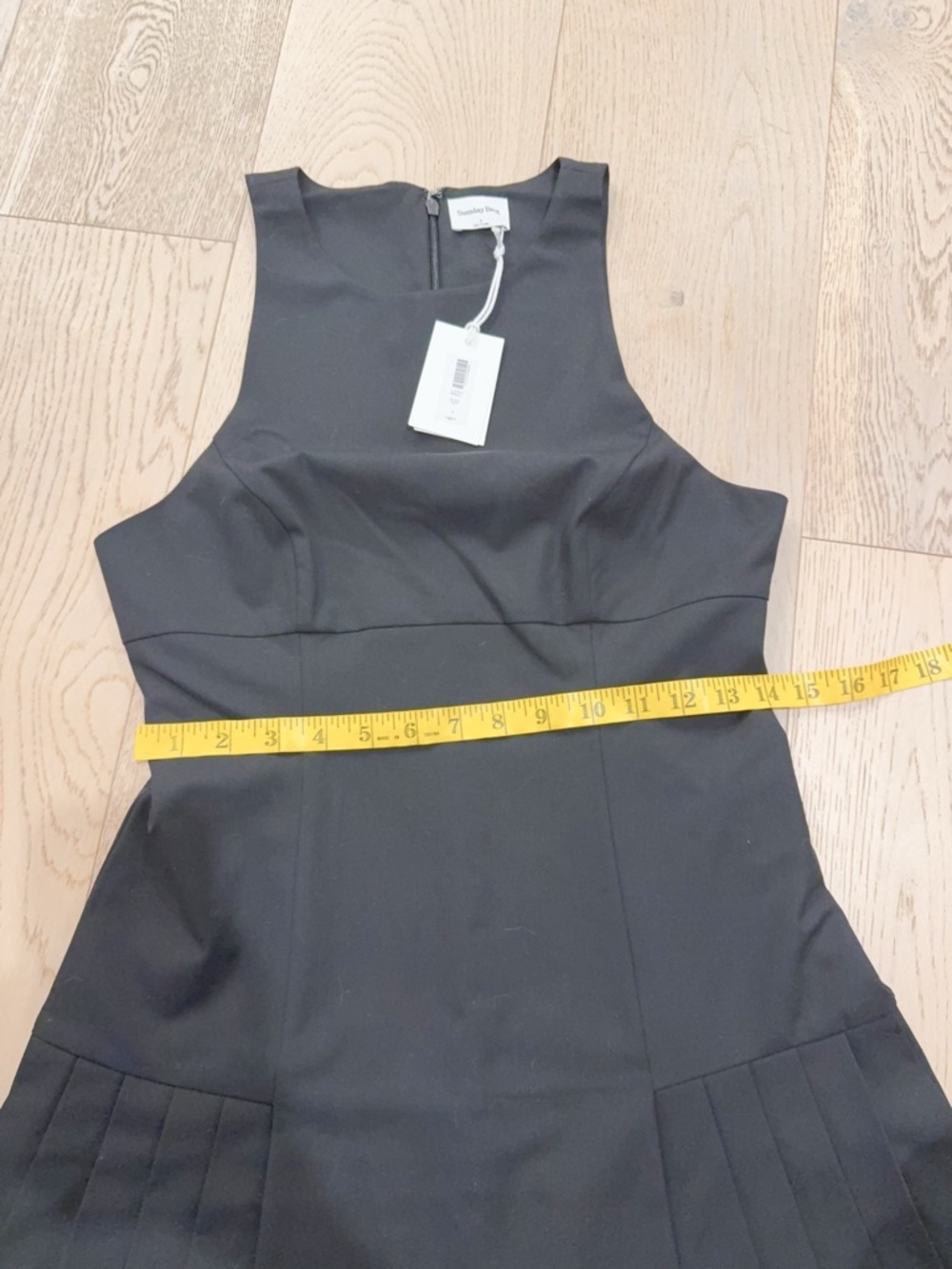 NWT 126969 Aritzia Sunday best bridle Dress black 6 - Picture 4 of 6